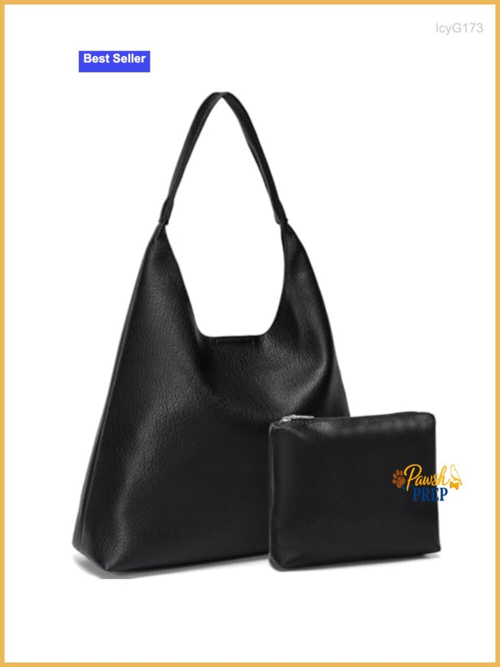 Hobo Bags for Women Soft Vegan Leather Slouchy Tote Shoulder Handbag Work Travel